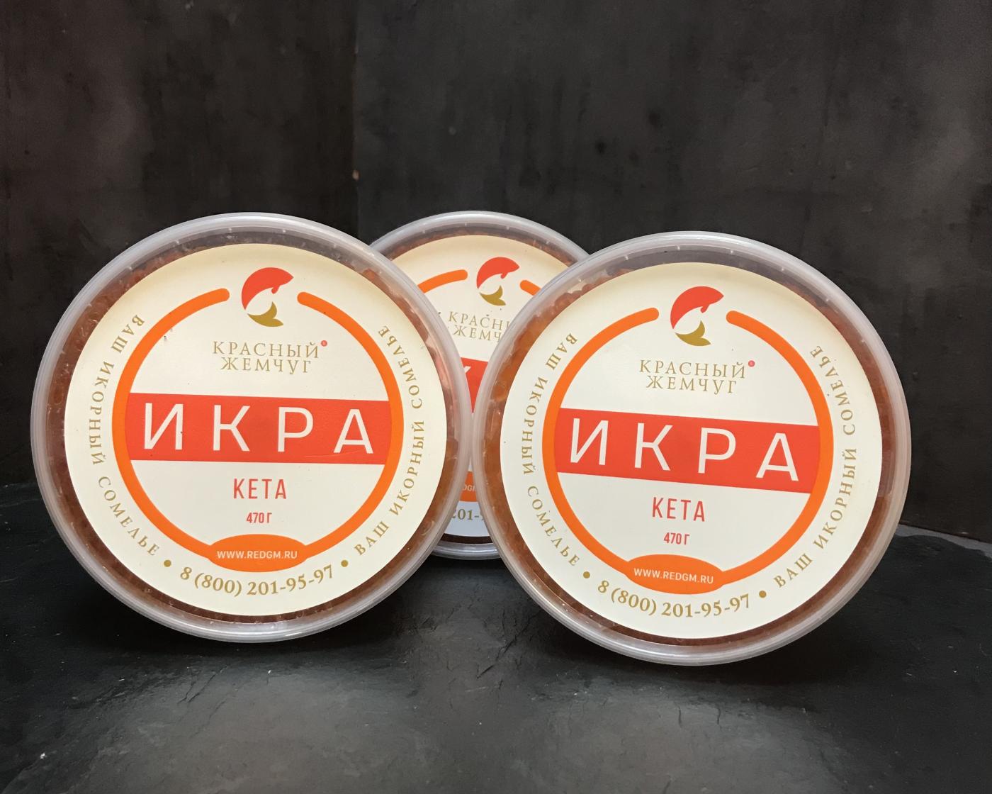 Икра кеты 470 гр